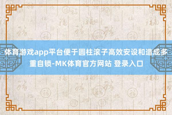 体育游戏app平台便于圆柱滚子高效安设和造成多重自锁-MK体育官方网站 登录入口